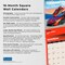 Supercars | 2026 12 x 24 Inch (Hanging) Monthly Square Wall Calendar | Foil Stamped Cover